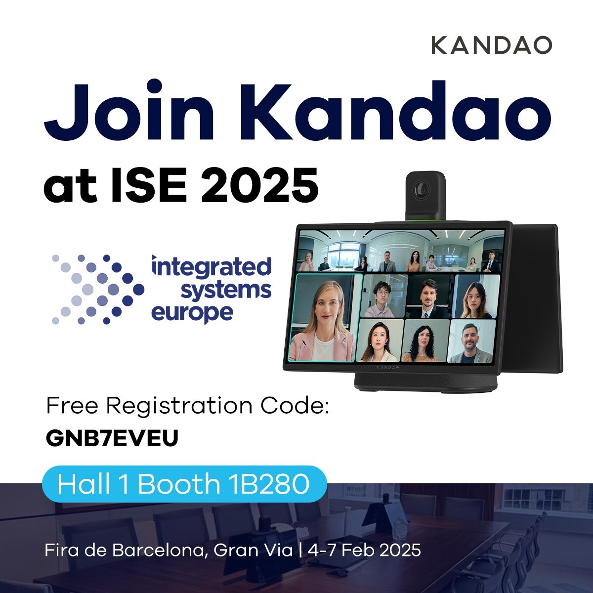 Kandao Presents AI-Powered 360 Video Conferencing Solutions at ISE 2025