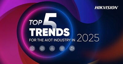 Top 5 trends for the AIoT industry in 2025 (PRNewsfoto/Hikvision Digital Technology Co., Ltd.)