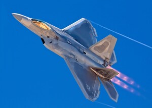 Lockheed Martin that modernizes the Air Force F-22 Raptor with an advanced infrared threat sensor