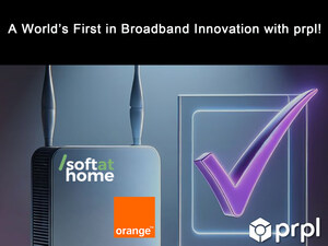 In World Premiere, Orange Jordan to Deploy prpl-based Broadband Solution with SoftAtHome