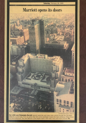 Philadelphia Marriott Downtown Grand Opening January 27, 1995