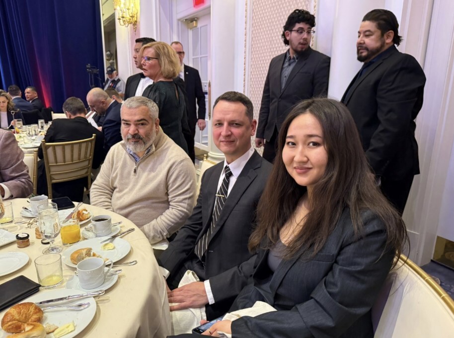 Yevhenii Berezovskyi Represents Sends at Presidential Inaugural Prayer Breakfast in Washington, D.C.