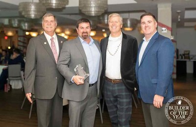 From left to right: Mike Duffany, Founder & Chairman of M. Duffany Builders; Todd Duffany, Managing Partner; Peter Kimball, Vice President; and Tim Duffany, Managing Partner.