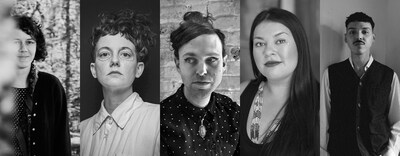 Photos Left to Right : Anne-Marie Proulx © Photo Marcin Sz / Marie Claude Tremblay / Michelle Lacombe / Rémi Belliveau / Eruoma Awashish © Photo Nadya Kwandibens /Santiago Tamayo Soler (CNW Group/Musée national des beaux-arts du Québec)