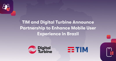 The partnership will bring DT's personalized app recommendations and seamless mobile experiences to TIM users and marks a significant milestone for Digital Turbine in Brazil as it partners with more major mobile carriers to bring innovative mobile and app experiences to tens of millions of users nationwide.