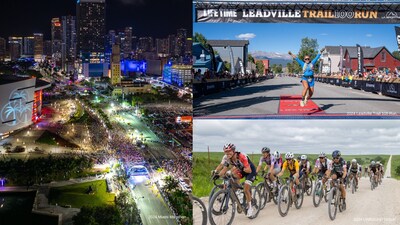 Images from 2024 Life Time Athletic Events including the Miami Marathon, Leadville Traill 100 Run and UNBOUND Gravel.