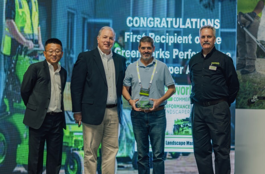 Beyond the Grass: Greenworks Introduces Performance Landscaper Award and Honors First Recipient