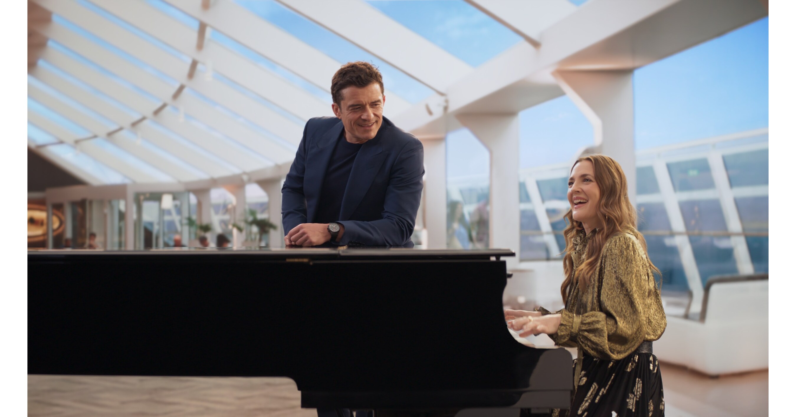 MSC CRUISES ANNOUNCES DREW BARRYMORE AND ORLANDO BLOOM WILL STAR IN BIG GAME COMMERCIAL