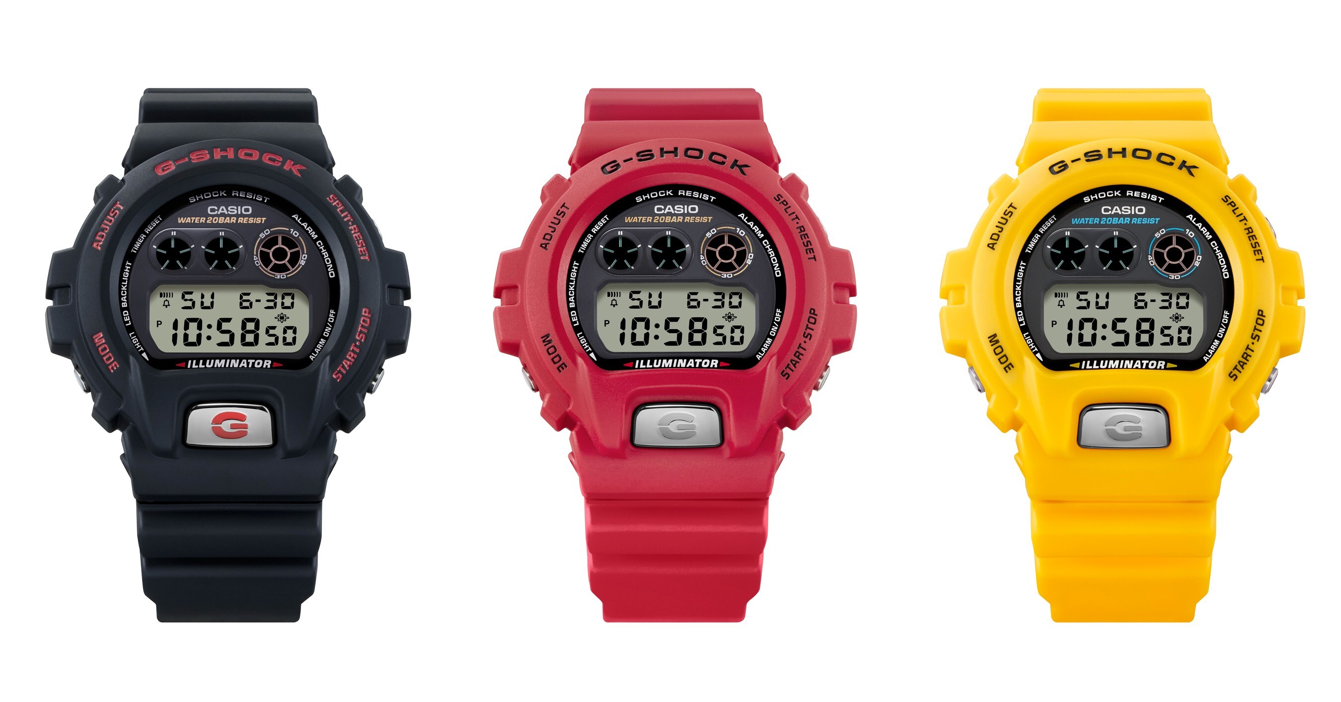 Montre G-Shock Casio DW-6900TR-4ER Pour Hommes - Digitale Résine - Neuf Avec Boîte