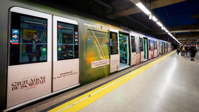 Madrid Metro is adorned with the beauty of Colombia