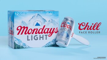 Coors Light Wants You to “Chill Roll” Your Face with Its Can