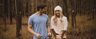 Sarah Fisher and Jake Allyn star in Karen Kingsbury’s original movie, Someone Like You, streaming exclusively on Pure Flix, Thursday, February 20 and premiering on Great American Family, Saturday, February 22. Courtesy of Great American Media.