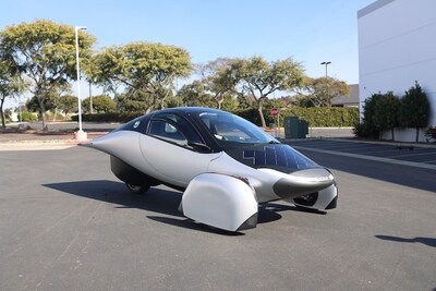 With its integrated solar cells, Aptera's vehicle is expected to allow most drivers to enjoy daily use without ever needing to plug in to charge. Photo: Aptera