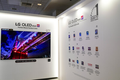 LG OLED evo G5 at CES 2025 Wednesday, Jan. 8, 2025, in Las Vegas. (Jack Dempsey/AP Images for LG)