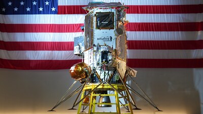 As part of NASA's CLPS (Commercial Lunar Payload Services) initiative and Artemis campaign, Intuitive Machines' second delivery to the Moon will carry NASA technology demonstrations and science investigations on their Nova-C class lunar lander. Credit: Intuitive Machines