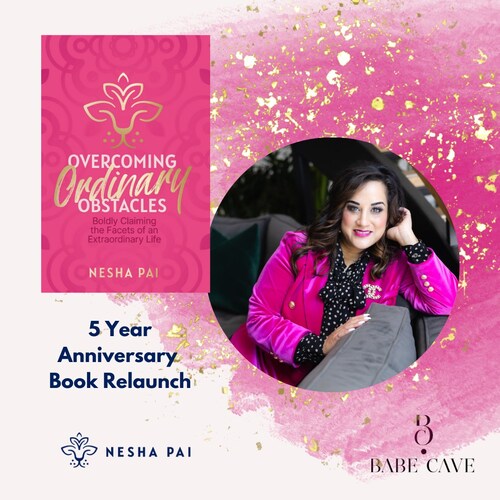 Nesha Pai Book Relaunch Graphic