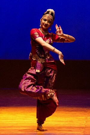 Amity International School, Pushp Vihar Student Samaya Chauhan Debuts with Kuchipudi 'Rangapravesham'