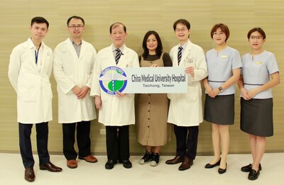 Dr. Der-Yang Cho, superintendent of CMUH, (third from the left) stated that since 2016 CMUH has been committed to benefiting Guam people with high-quality healthcare in Guam and nearly nine hundred person-times of service have been delivered to date.