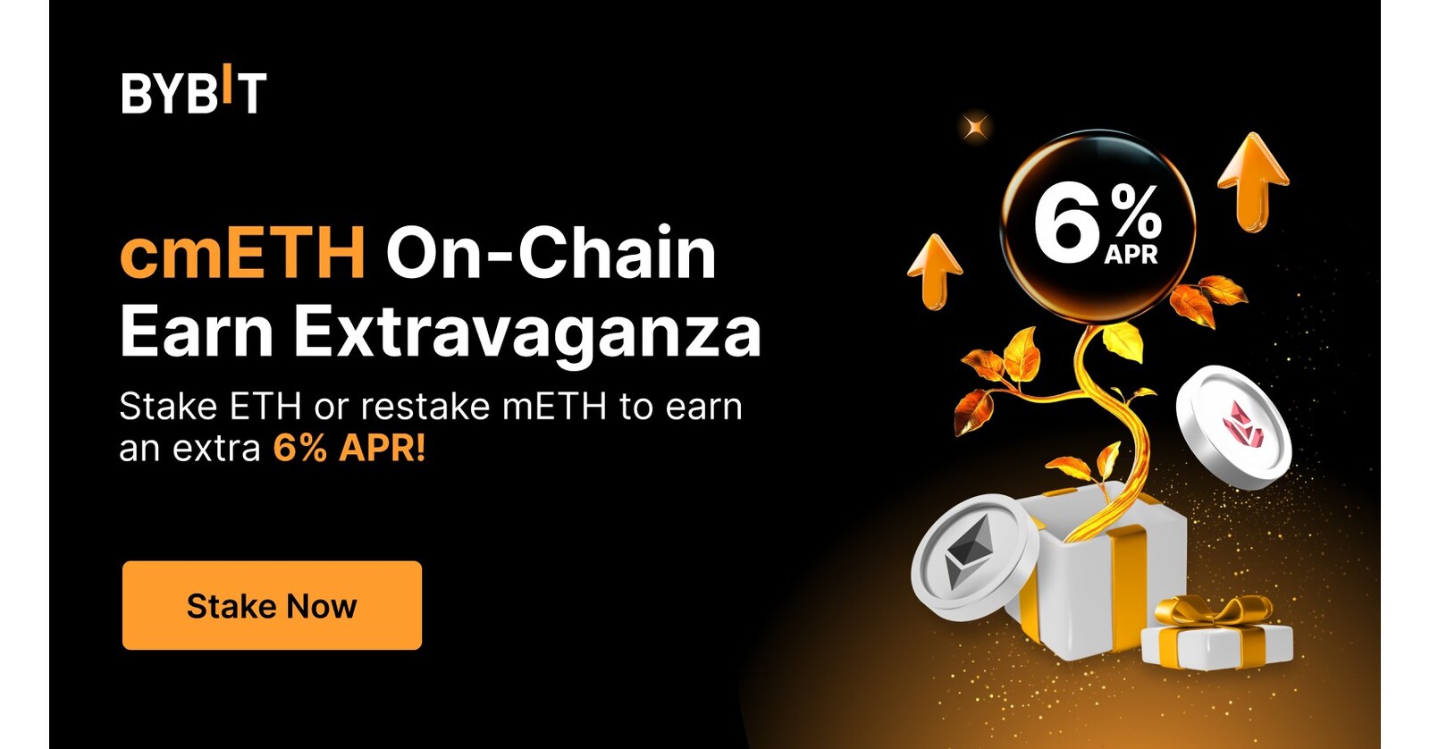 重新定義以太坊質押：Bybit推出cmETH，提供獨家獎勵加成