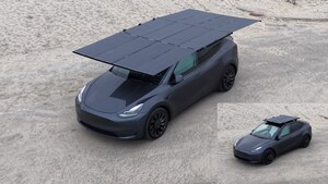 Add 40 Miles Per Day to Any EV, Anywhere, with a 2,000-watt Solar Roof Rack