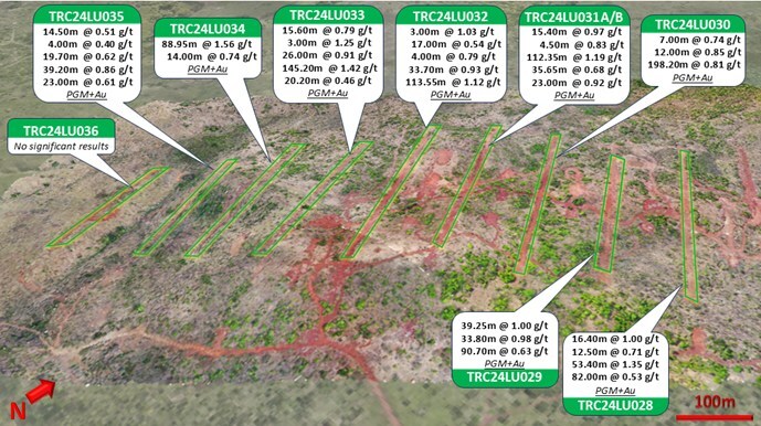 Figure 1: Trenching in the Central Sector. (CNW Group/Bravo Mining Corp.) Figure 1: Trenching in the Central Sector. (CNW Group/Bravo Mining Corp.)