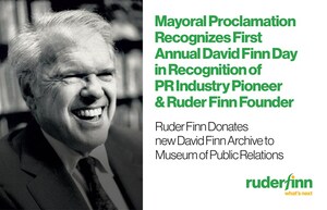 Mayoral Proclamation Recognizes First Annual David Finn Day in Recognition of PR Industry Pioneer &amp; Ruder Finn Founder
