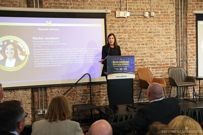 Former Army Assistant Secretary Rachel Jacobson addresses the 2025 Defense Outlook Summit
