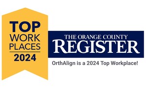 OrthAlign Named Among the Top Places to Work by The Orange County Register