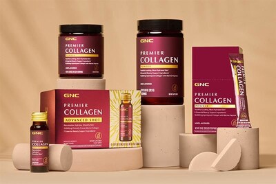 GNC's new luxury collagen line, led by Premier Collagen is now available globally in stores and online.