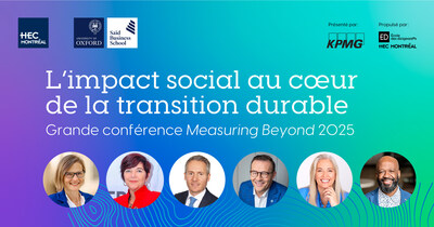 Avis aux médias - Grande conférence Measuring Beyond 2025 : L'impact social au cœur de la transition durable