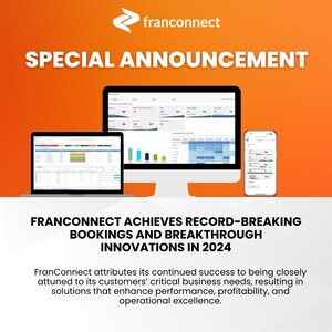 FranConnect Achieves Record-Breaking Bookings and Breakthrough Innovations in 2024 FranConnect Achieves Record-Breaking Bookings and Breakthrough Innovations in 2024