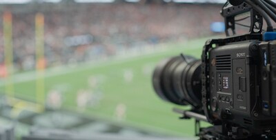 Sony broadcast camera used to capture the game