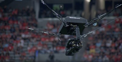 SkyCam over the field