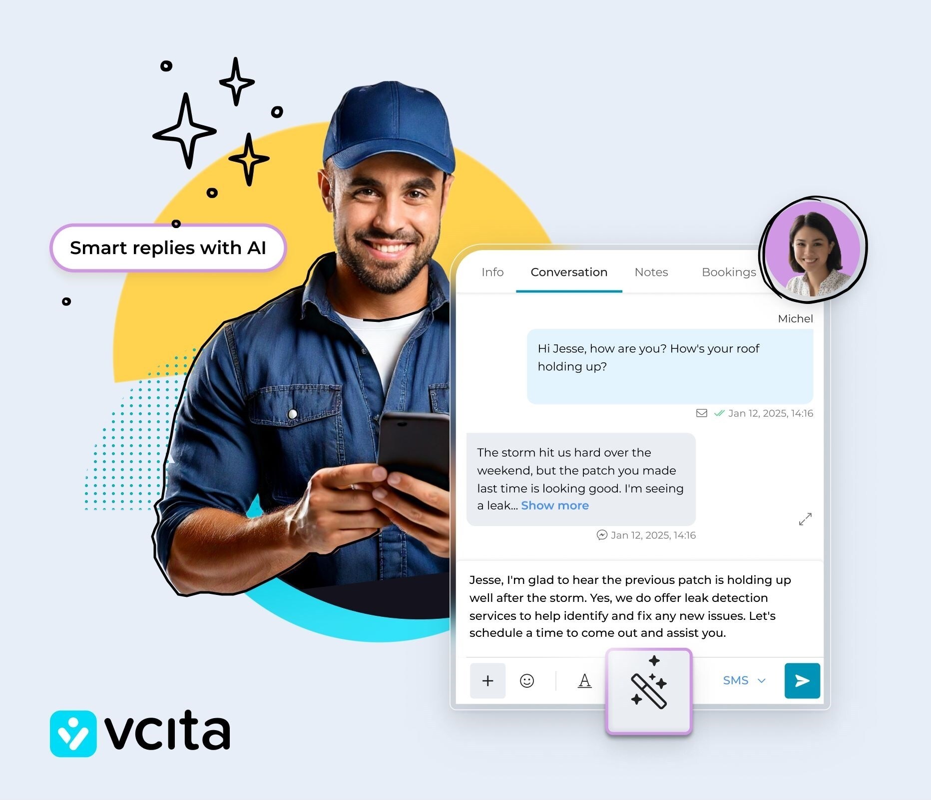 vcita Enhances SMB Client Communication with Automatic AI Reply Functionality within its AI-Powered CRM