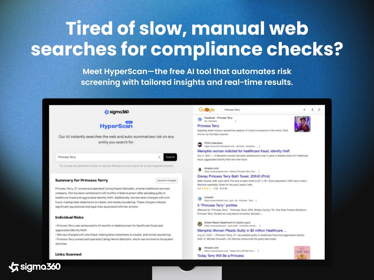 Sigma360 Introduces HyperScan: Free AI-Powered Risk Screening for Compliance Professionals