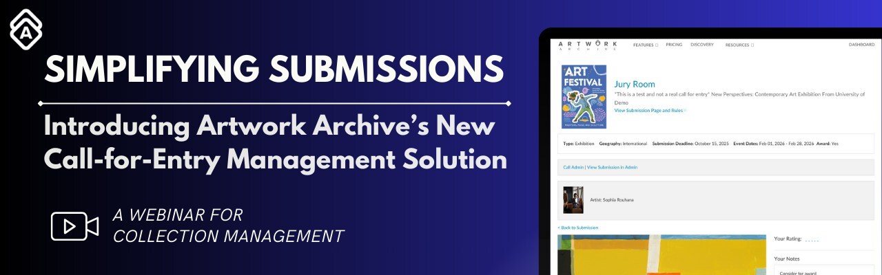 Artwork Archive Launches First-of-its-Kind, Integrated 