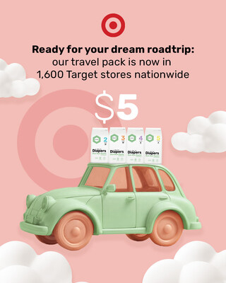 Parasol Co, the Softer, Drier, Comfier, Kinder Diaper Company, Expands Its Nationwide Presence to 1,600 Target Stores