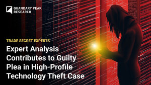 Expert Analysis by Quandary Peak Research Contributes to Guilty Plea in High-Profile Technology Theft Case