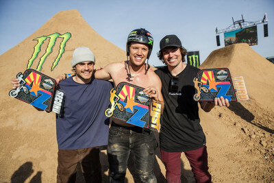 Monster Energy Sweeps the Podium Again at the BMX Triple Challenge in Glendale. Ryan Williams Takes First, Monster Army’s Kaden Stone Secures Second and Best Trick, and Mike Varga Lands Third