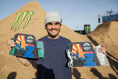 Monster Army's Kaden Stone Takes Second Place and Best Trick at the BMX Triple Challenge in Glendale