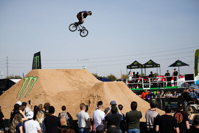 Monster Army's Kaden Stone Takes Second Place and Best Trick at the BMX Triple Challenge in Glendale