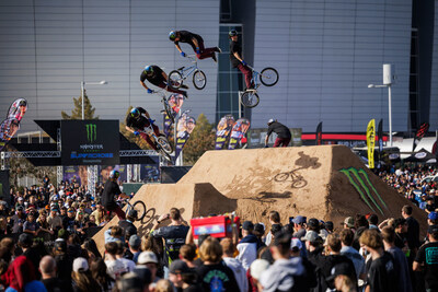 Monster Energy's Mike Varga Takes Third Place at the BMX Triple Challenge in Glendale