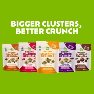Go Raw Launches New Organic Snacking Granola: Bigger Clusters, Better Crunch, Bold Flavors