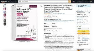 Padagis Naloxone Now the Lowest Priced Opioid Overdose Treatment Available on Amazon