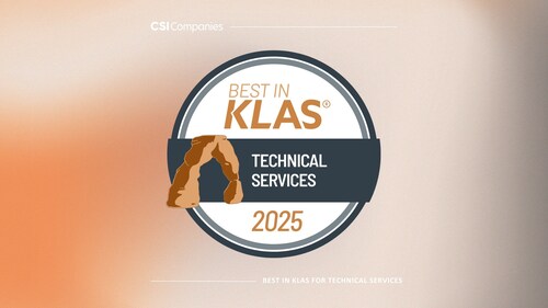 CSI Companies Named 2025 Best in KLAS for Technical Services
