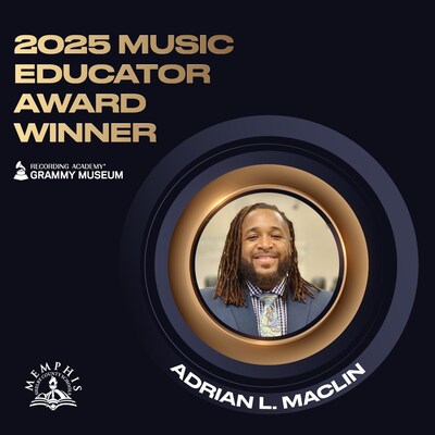 2025 Music Educator Award Winner Adrian L. Maclin