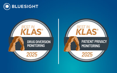 Bluesight recognized as Best in KLAS for Drug Diversion Monitoring and Patient Privacy Monitoring in 2025.