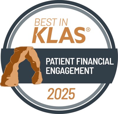 Best in KLAS Patient Financial Engagement Winner 2025