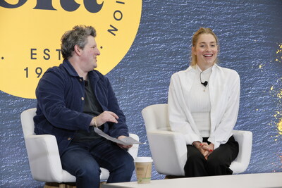 Matt Rodbard, Editor in Chief, TASTE, with American recipe developer, New York Times bestselling cookbook author, and founder Molly Baz.