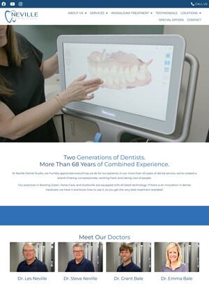 Providing Bowling Green, KY, with the Best in Dentistry, Neville Dental Studio is Recognized as a 2025 Top Patient Rated Dentist by Find Local Doctors